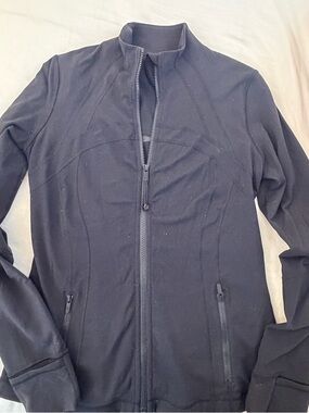 lululemon athletica Define Luon Black Lightweight Full-Zip Jacket